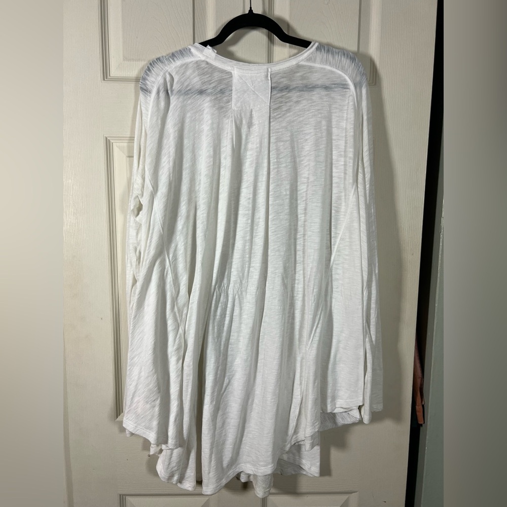 Free People Layering Top White Long Sleeve Tunic We The Free - Picture 3 of 4